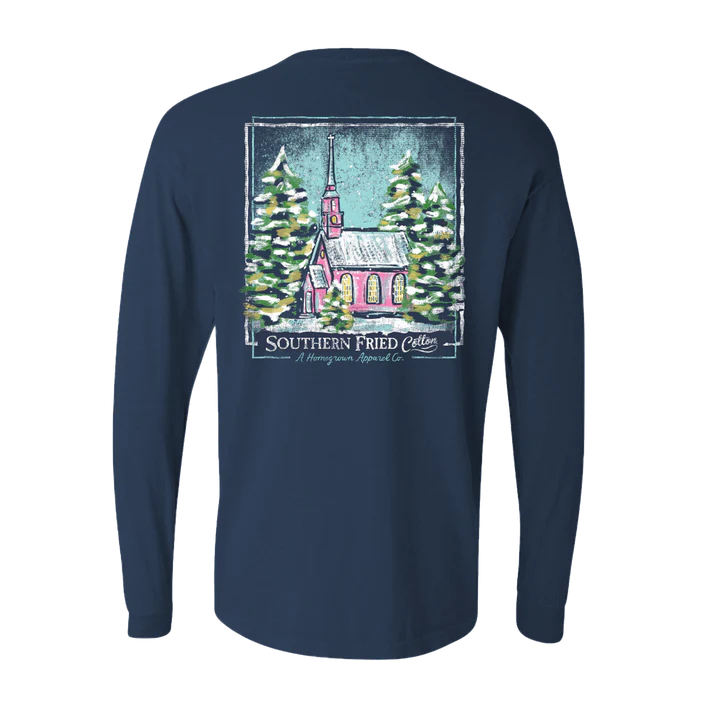 Southern Fried Cotton Winter Country Church Long Sleeve