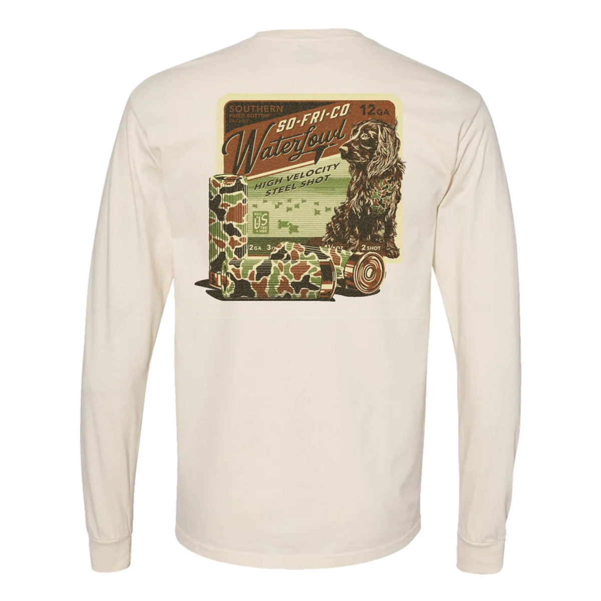 Southern Fried Cotton Waterfowl LS Tee