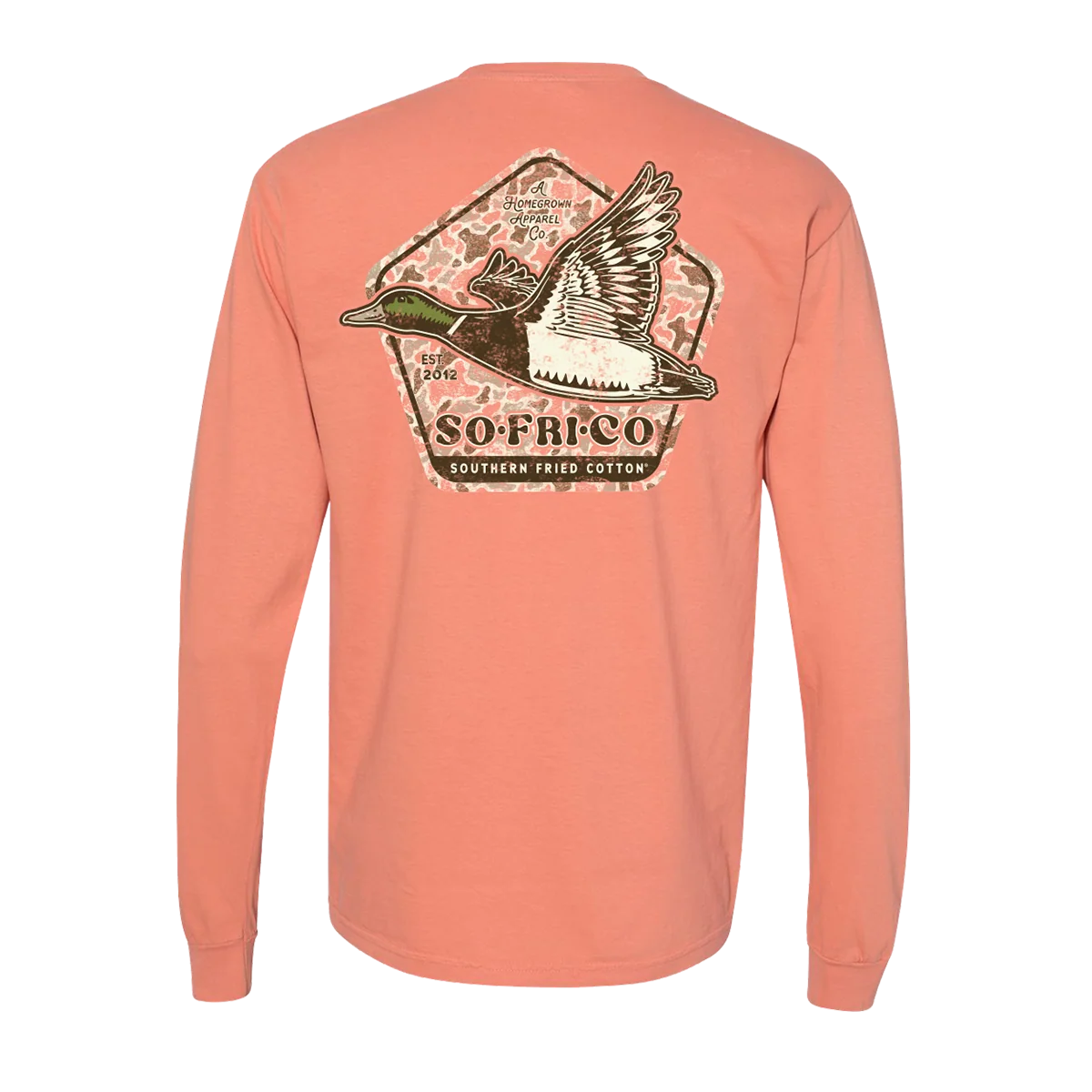 Southern Fried Cotton On The Wing LS Tee in Terracotta