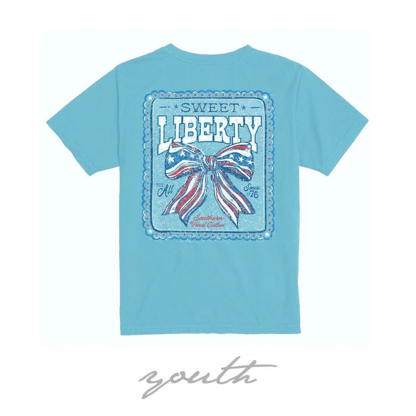 Southern Fried Cotton Sweet Liberty Youth Tee