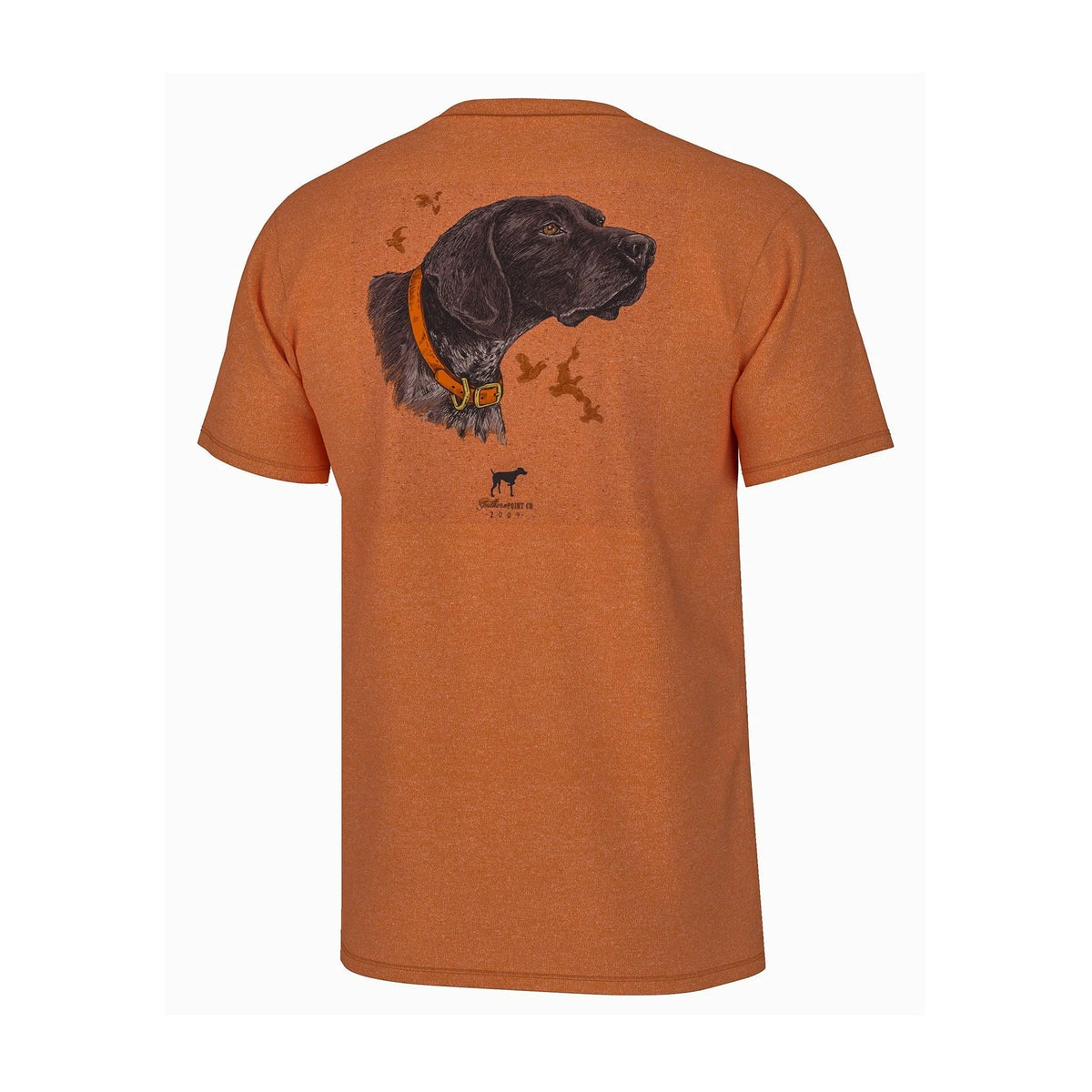 Southern Point Shadow Greyton SS Tee Burnt Orange