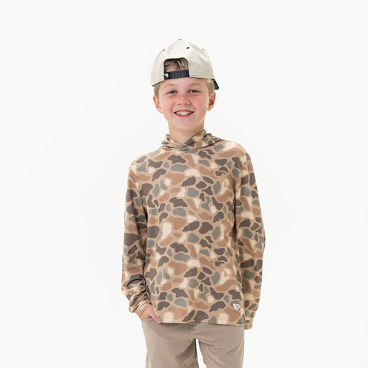 Burlebo Pintail Camo Youth Hoodie