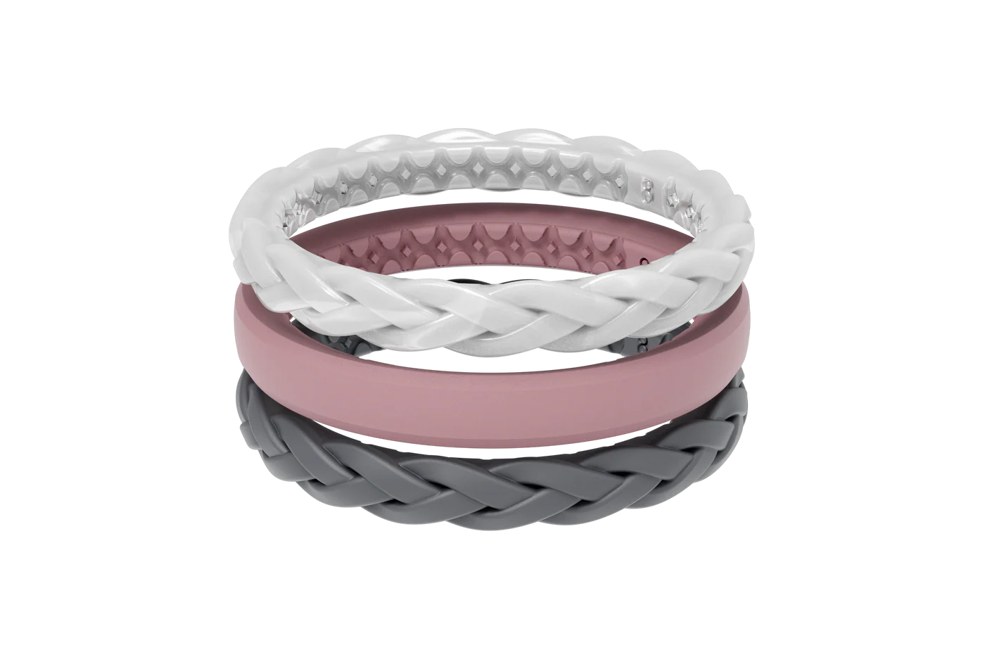 Groove Stackable Air Serenity Rings