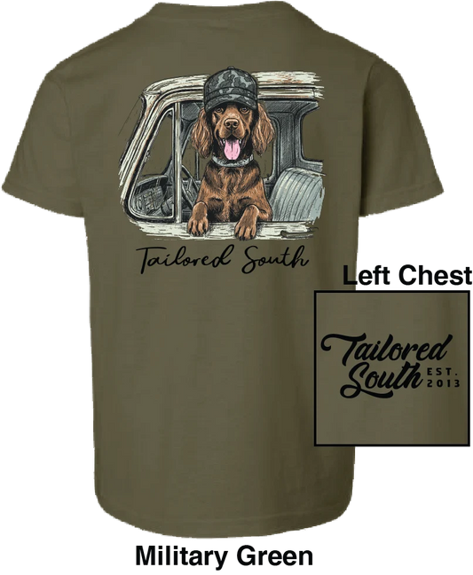 Tailored South Boylin Truck Military Green T-shirt