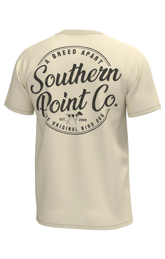 Southern Point Co Simple Script Circle Youth T-shirt