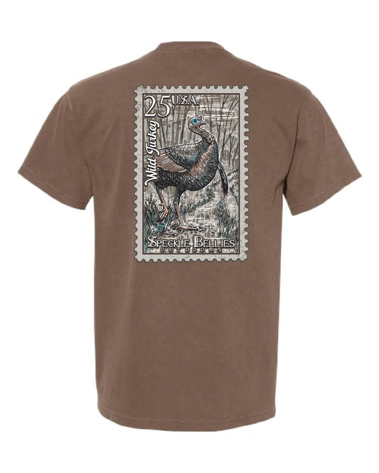 Speckle Bellies Turkey Stamp in Espresso