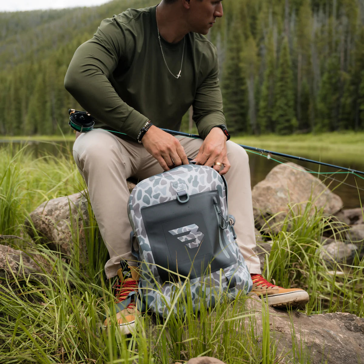Burlebo Waterproof Backpack Classic Deer Camo