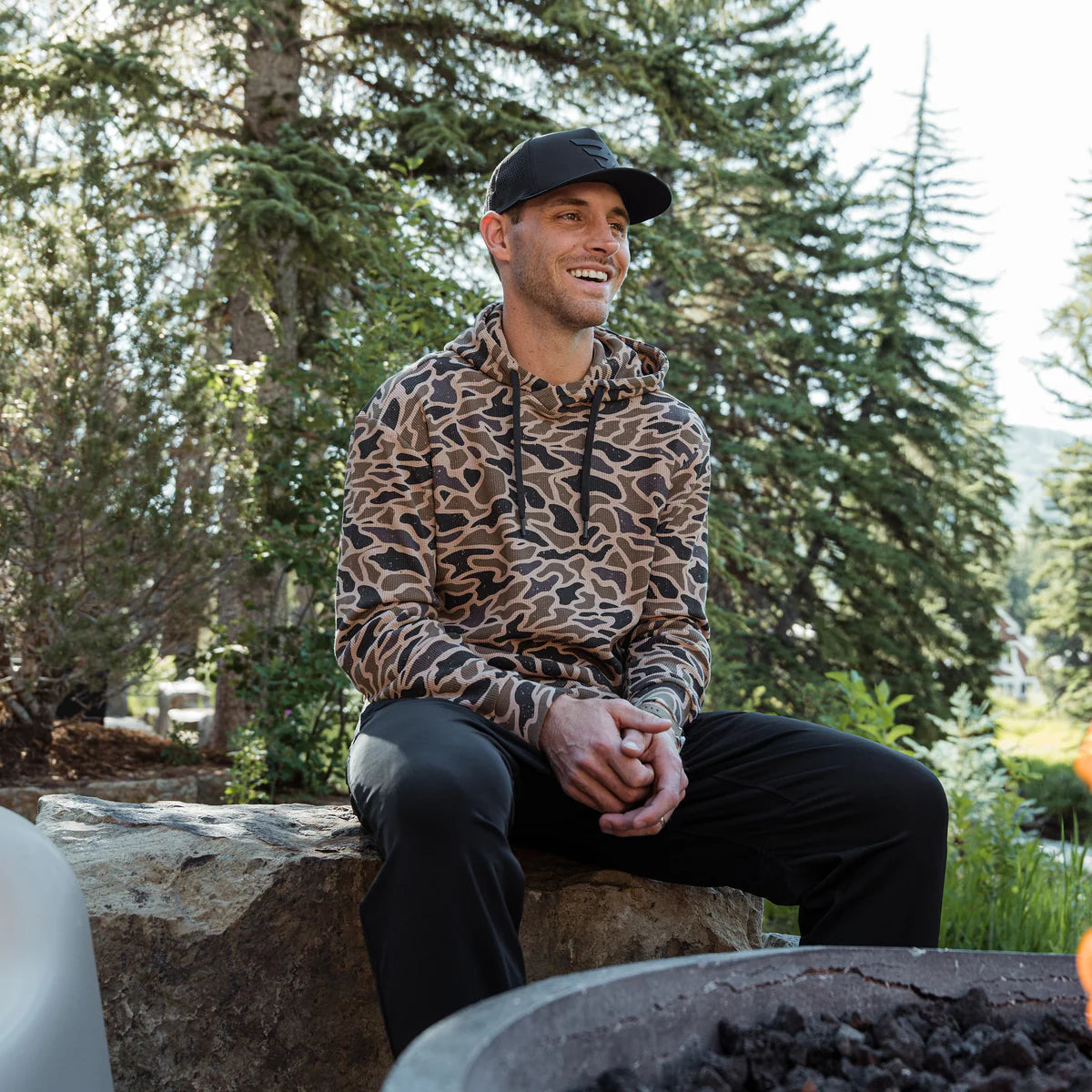 Burlebo Gauge Camo Fleece Hoodie