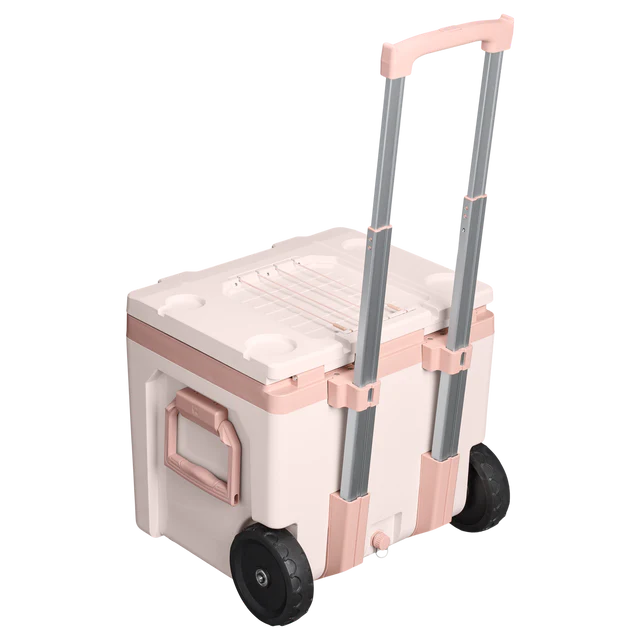 Stanley The Cold For Days Wheeled Outdoor Cooler 50 QT Rose Quartz