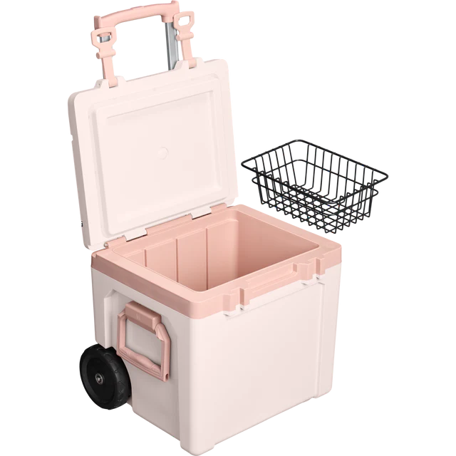 Stanley The Cold For Days Wheeled Outdoor Cooler 50 QT Rose Quartz
