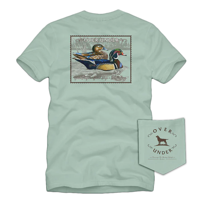 Over Under Wood Duck Stamp SS Tee