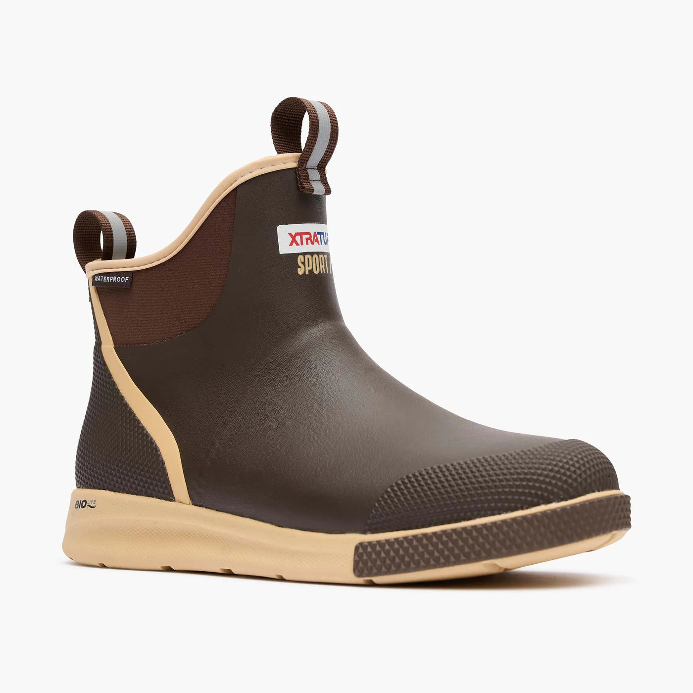 XTRATUF Ankle Deck Boot Sport in Brown