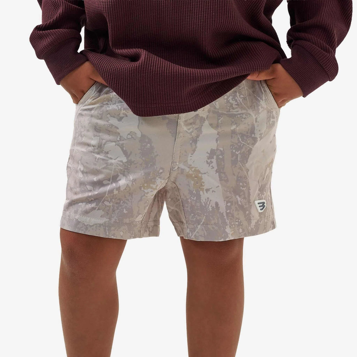 Burlebo Youth Athletic Drifter Camo Shorts