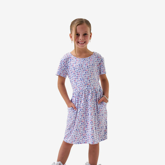 Burlebo Old Glory Moxie Dress Girls