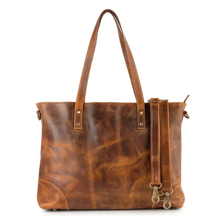 Sixtease Bag USA Full Grain Leather Tote