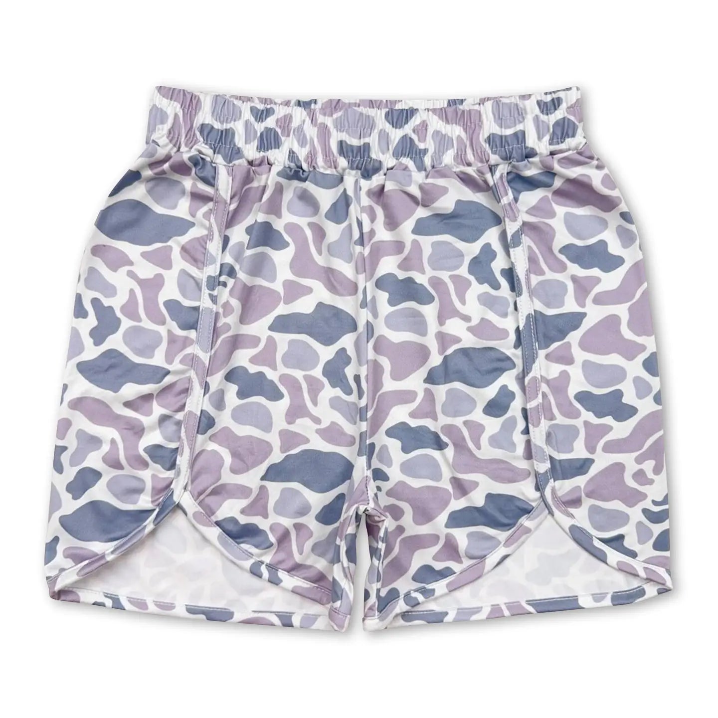 Grey Camo Shorts Women