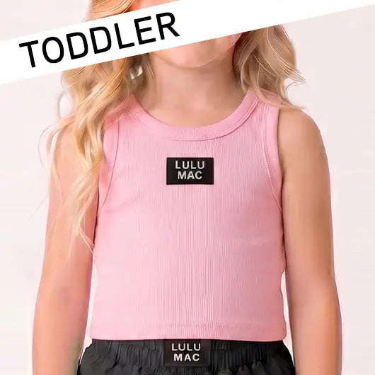 Lulu Mac Lt Pink Tank Toddler