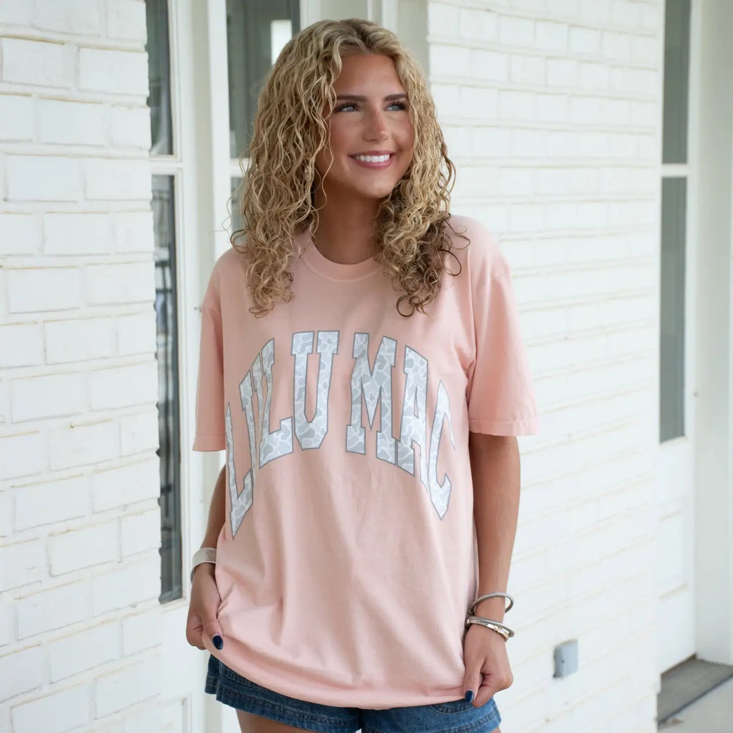 Lulu Mac Camo Peachy T-shirt