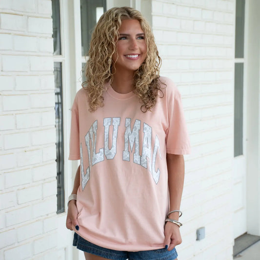 Lulu Mac Camo Peachy T-shirt