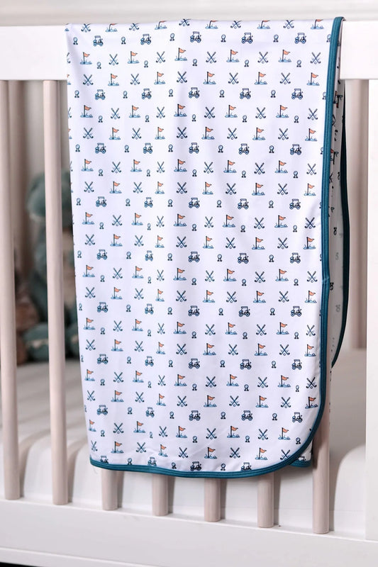 Burlebo Hole in One Swaddle Blanket