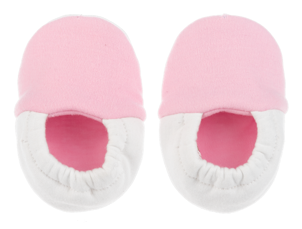 Baby Pink Funny Feet Slippers
