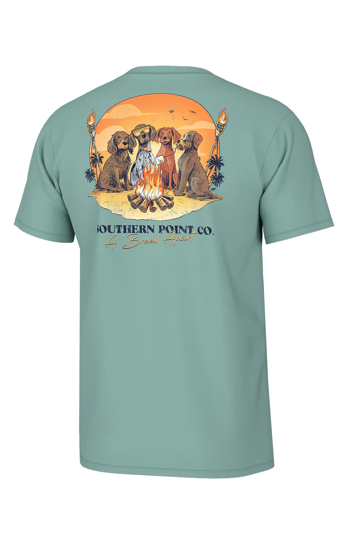 Southern Point Bird Dog Bonfire Tee Youth