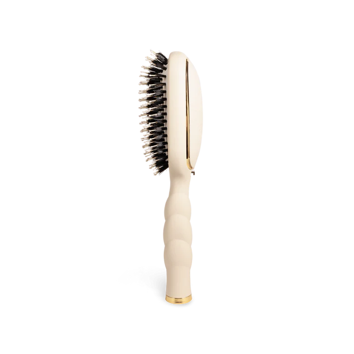 Teletie Boar Bristle Hair Brush - Tan