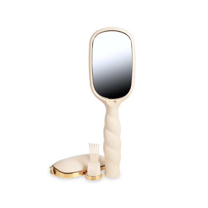 Teletie Boar Bristle Hair Brush - Tan