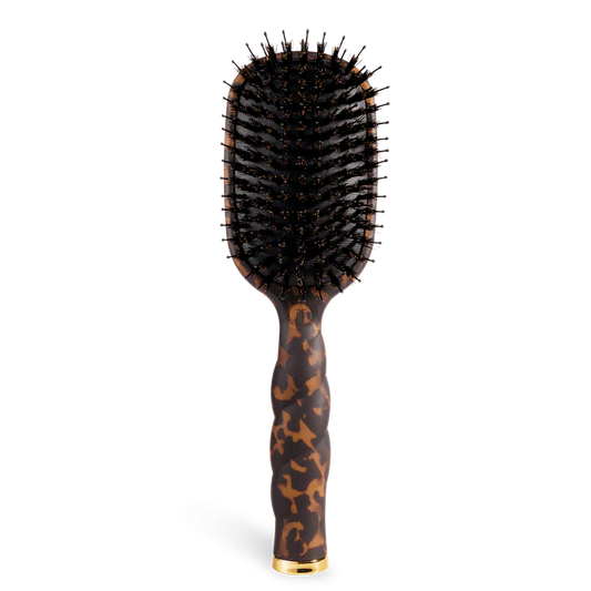 Teletie Boar Bristle Hair Brush - Tortoise
