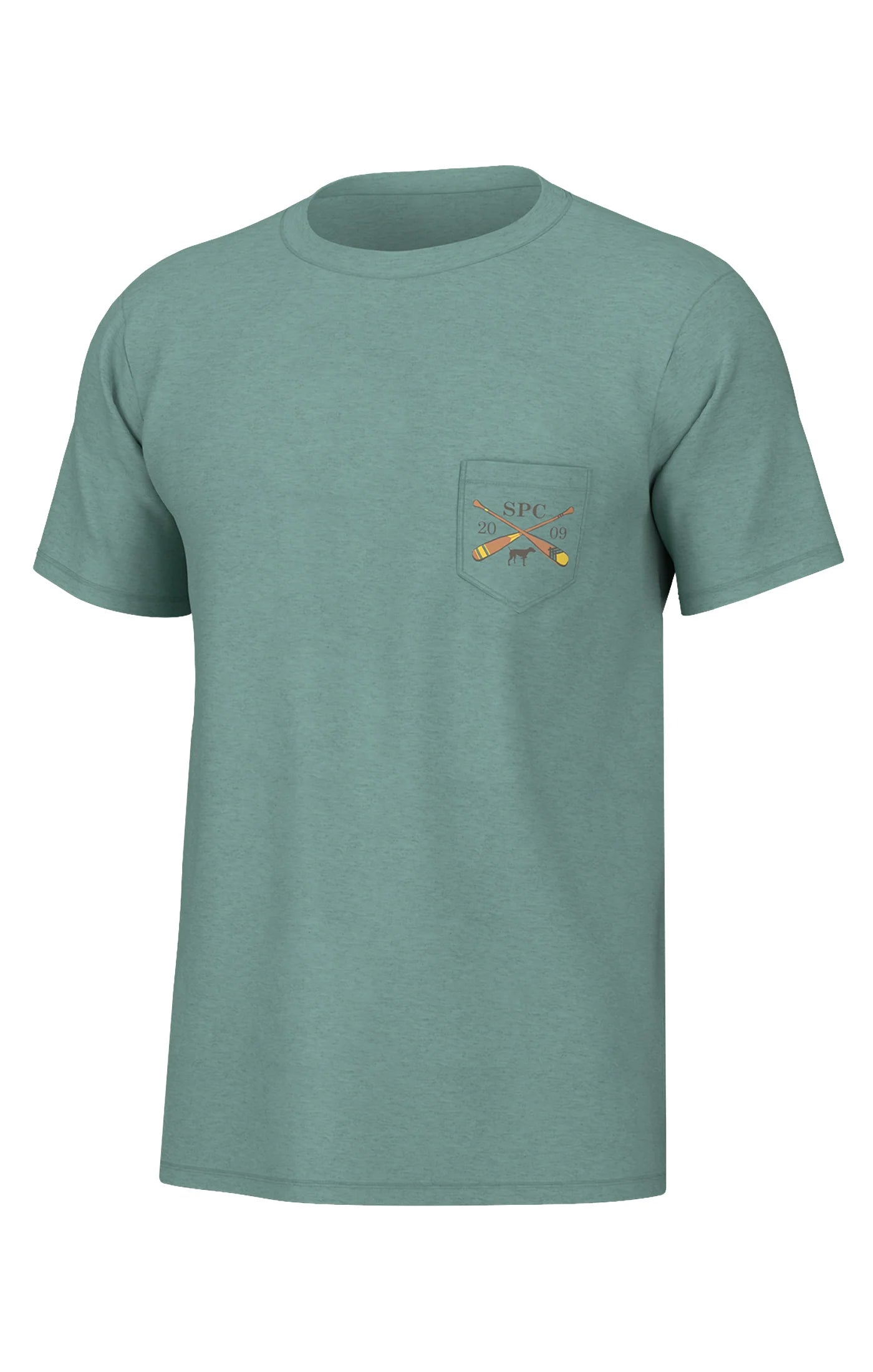 Southern Point Boat Paddles Tee in Emerald Coast