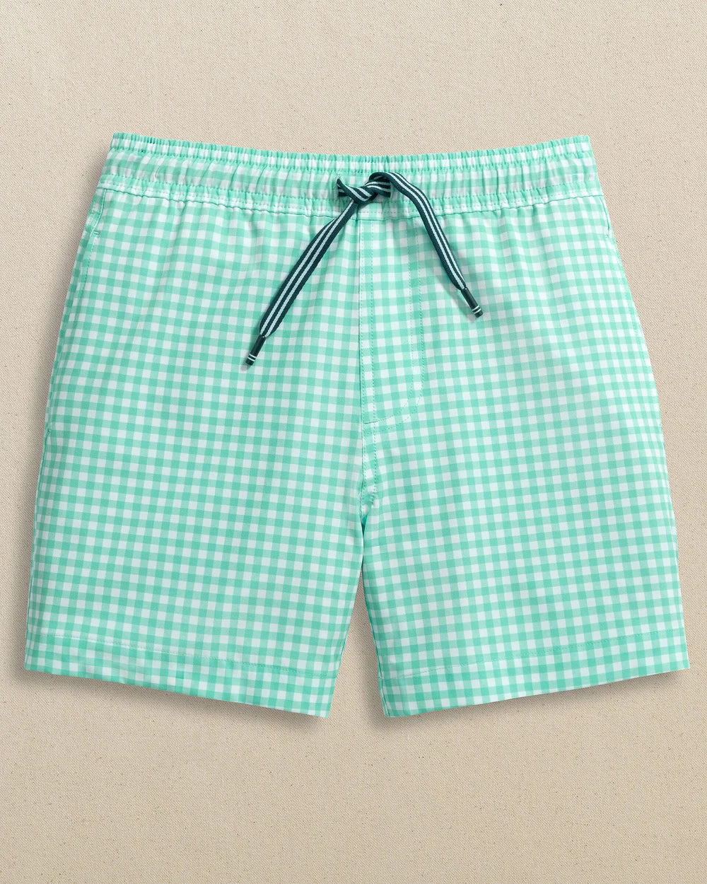 Southern Tide Youth Gingham Swim Trunk Florida Keys