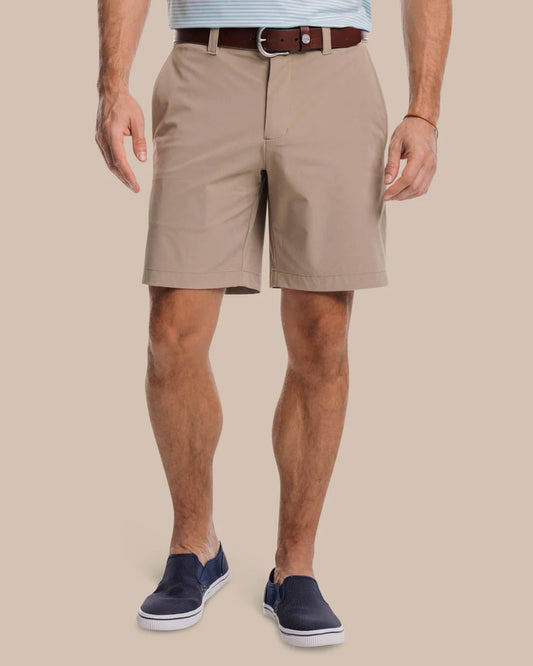 Southern Tide UGA 8" Brrdie Short Sandstone Khaki