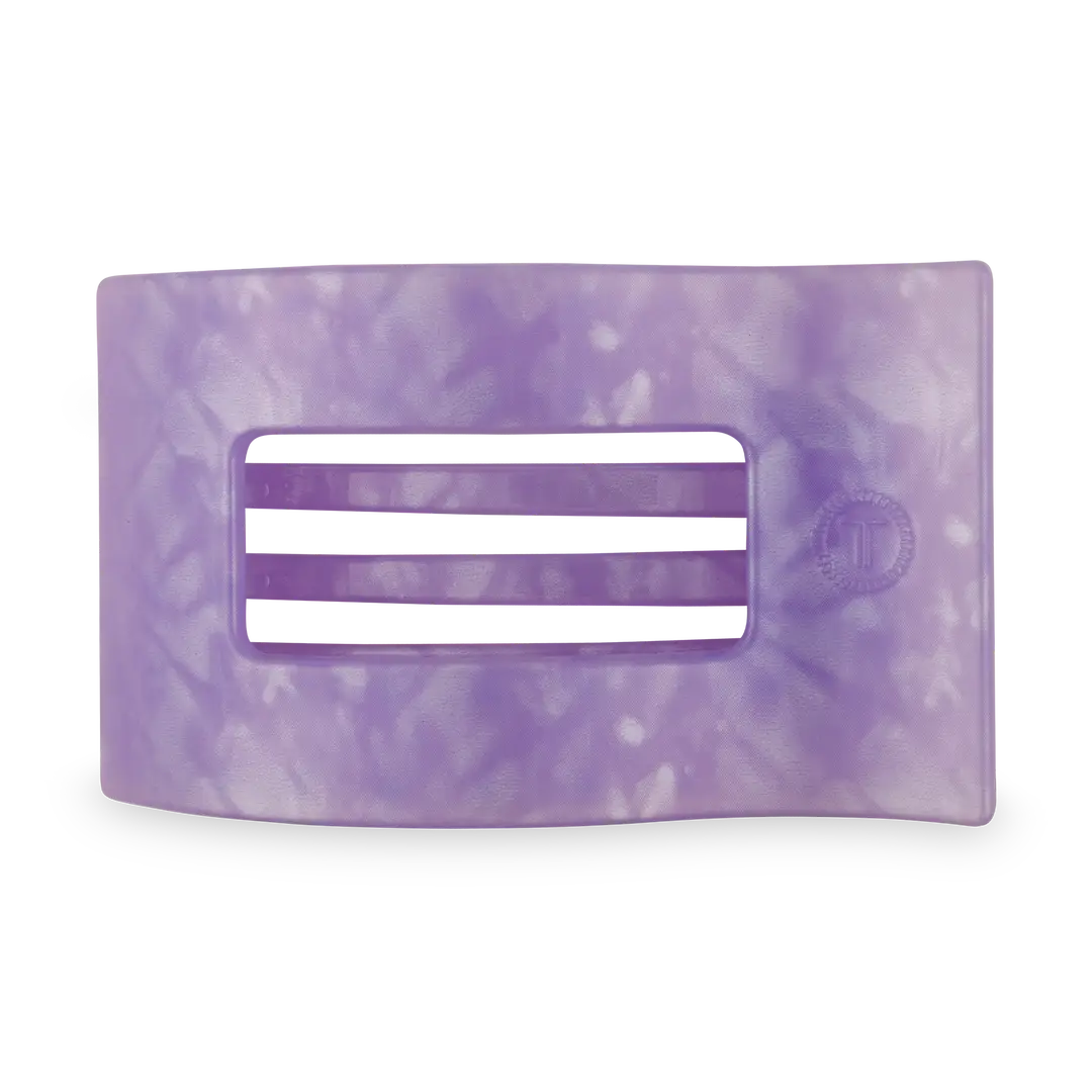 Teletie Flat Rectangle Hair Clip Medium Lavender Mist