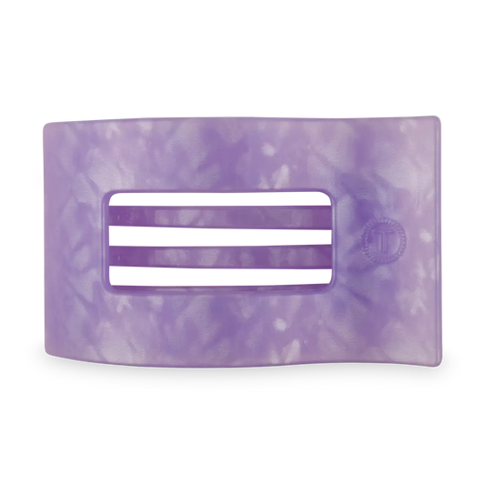 Teletie Flat Rectangle Hair Clip Medium Lavender Mist