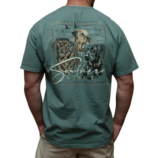 Southern Strut Three Retrievers Tee