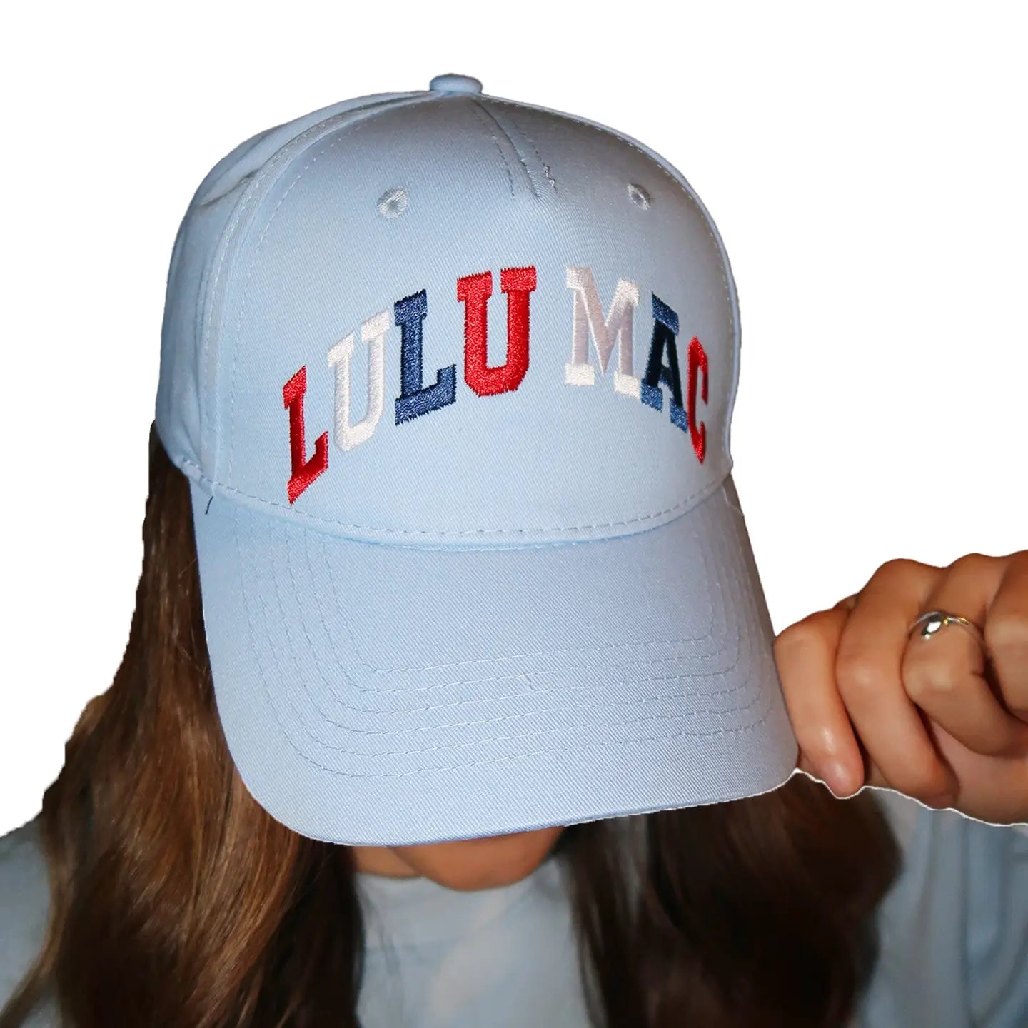Lulu Mac Red, White, & Blue Hat