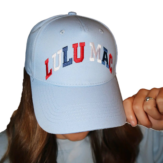 Lulu Mac Red, White, & Blue Hat