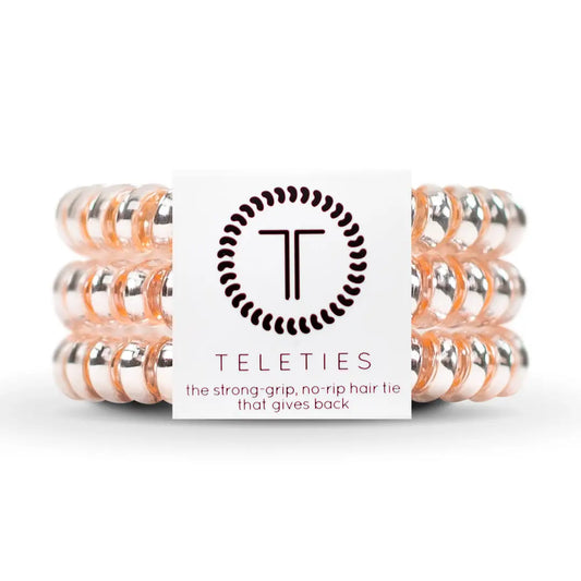 Teletie Small Spiral Hair Coils Millennial Pink