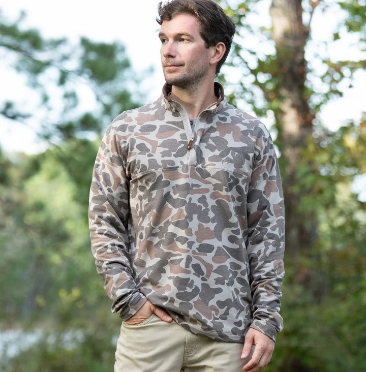 Coastal Cotton Camo Pullover