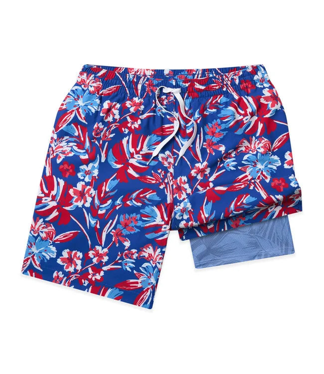 Chubbies Star Spangled Blooms 5.5 Swim Trunk