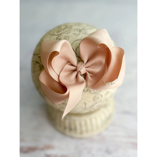 Satin Baby Headband Oatmeal