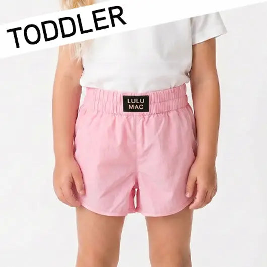 Lulu Mac Lt Pink Toddler Short