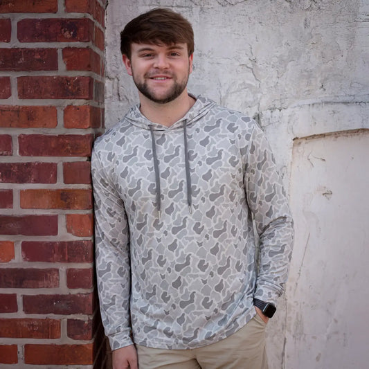 Southern Limit White Camo Hoodie