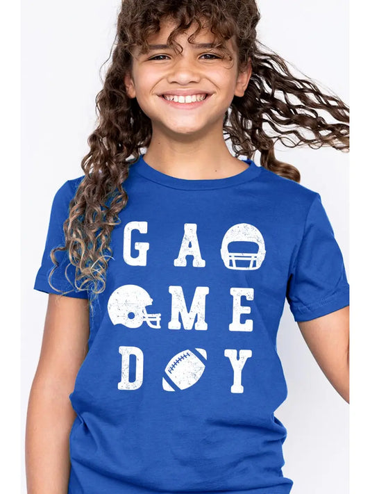 Gameday Royal Blue T-shirt for Girls