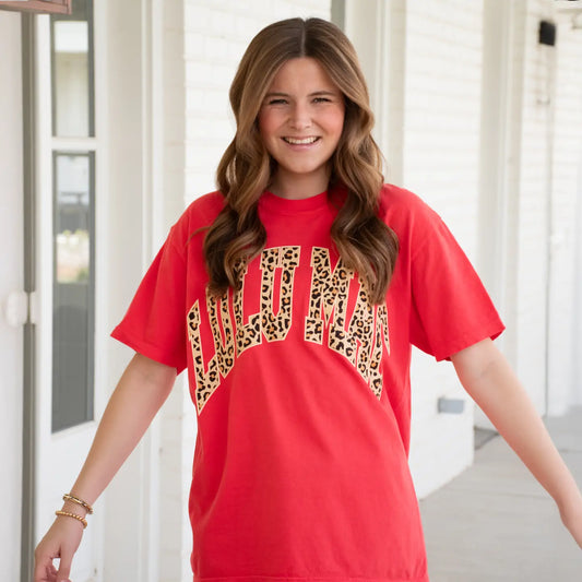 Lulu Mac Paprika Leopard T-shirt