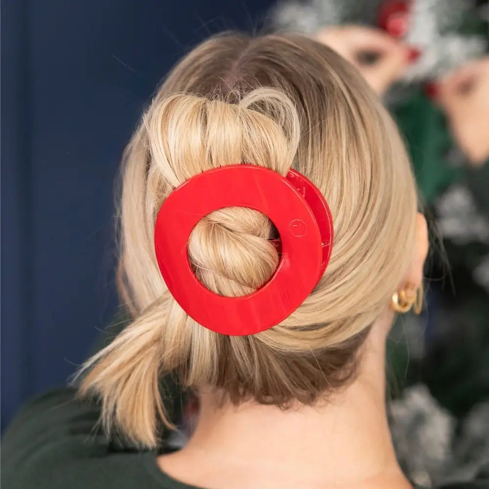 Teleties Red Carpet Ready Large Flat Circle Hair Clip