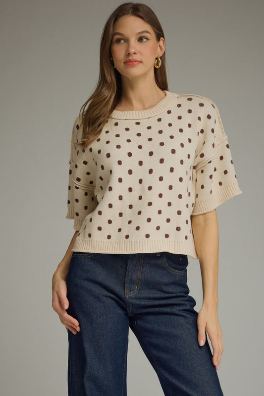 Ecru & Polka Dots by Entro