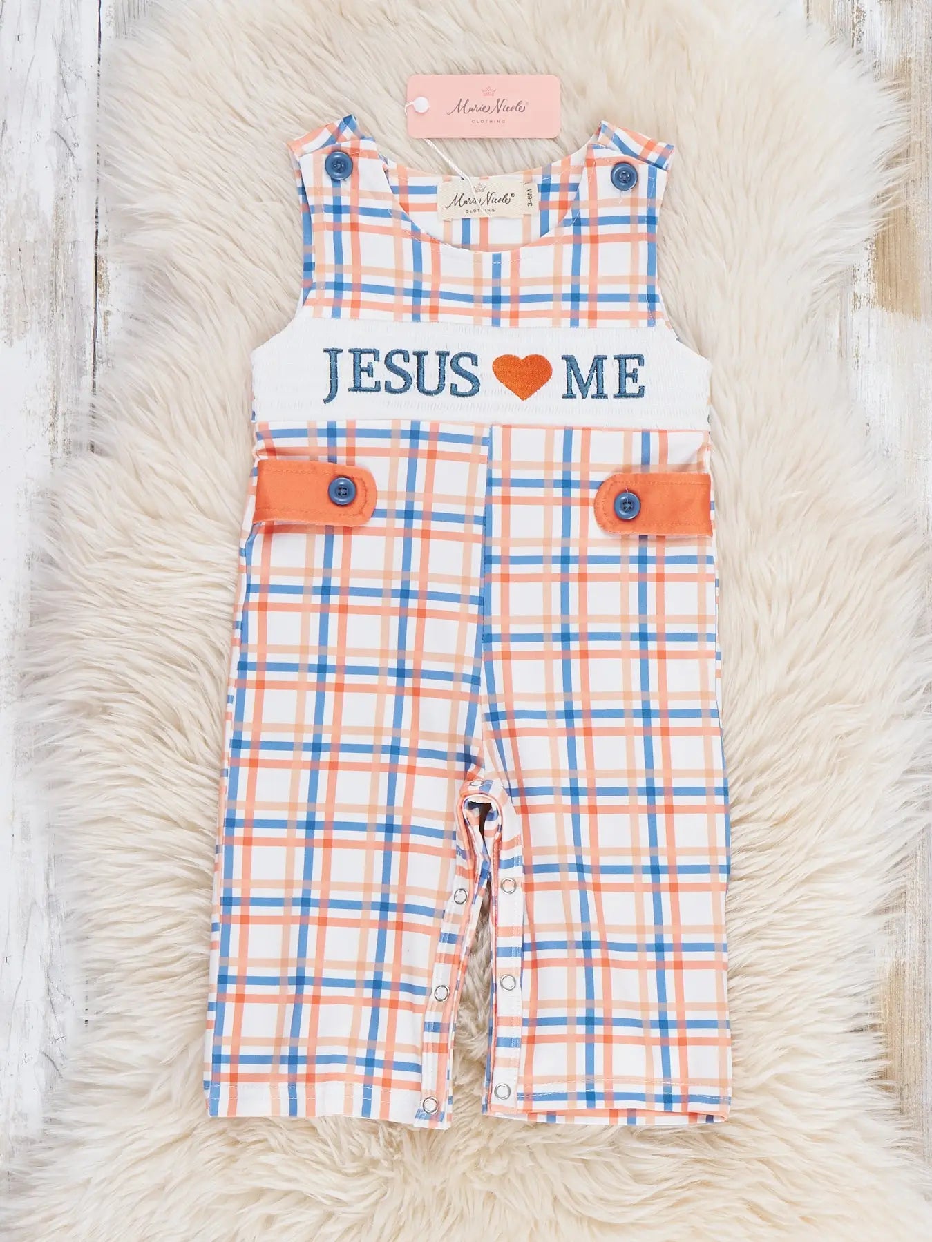 Graceful Plaid Jesus Loves Me Jon Jon