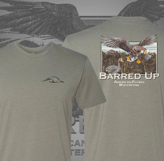 American Flyway Waterfowl Specklebelly Barred Up Tee