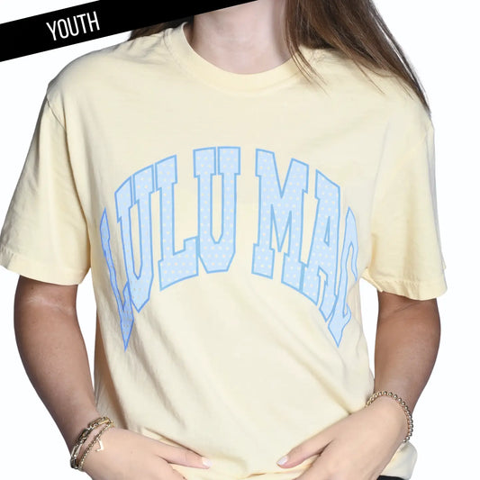 Lulu Mac Youth Dot Butter Comfort Color Tee